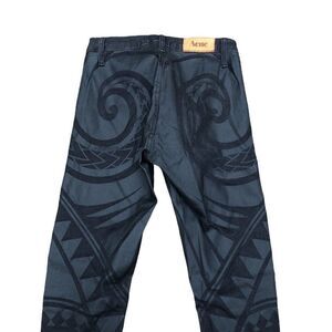 RARE Acne Studios Jeans Size 26 Flex Tattoo Black Denim